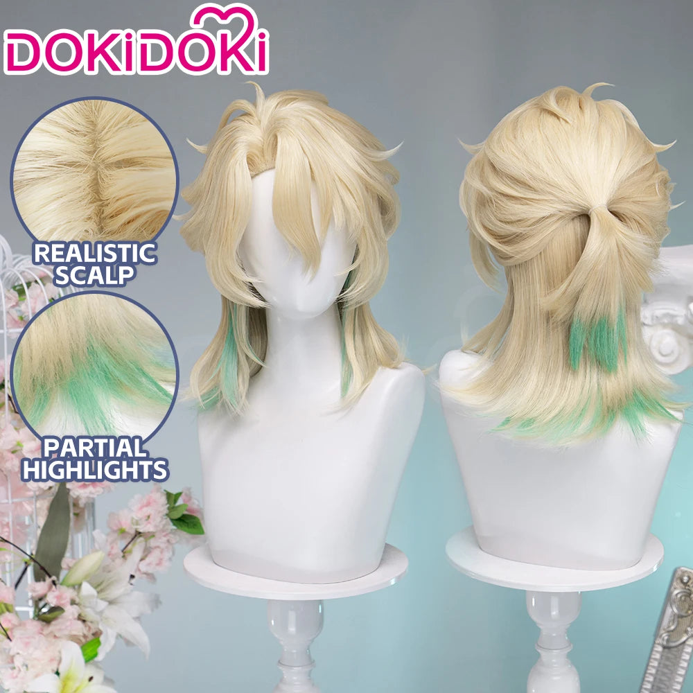 IN STOCK Luuk Hcrsscn Galbrenr Zani Ciaccona Camellya Scar Danjin Youhu Wig Game Wuthering Waves DokiDoki Women Men Wig Free Cap