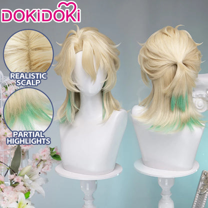IN STOCK Luuk Hcrsscn Galbrenr Zani Ciaccona Camellya Scar Danjin Youhu Wig Game Wuthering Waves DokiDoki Women Men Wig Free Cap