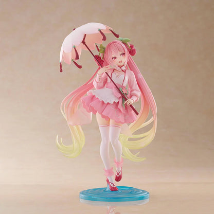 Bandai Hatsune Miku Sakura Dress Ver. 21CM PVC Model