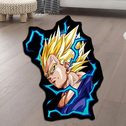 Irregular Rugs Anime Dragon Ball Z Wishing Dragon Goku Super Saiyan 4 Customize Rug Handmade Carpet Area Rug for Home Decor
