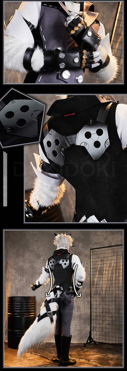 Von Lycaon Cosplay Costume Game Zenless Zone Zero【S-3XL】DokiDoki-R ZZZ Von Lycaon Ears Tail Halloween Plus Size