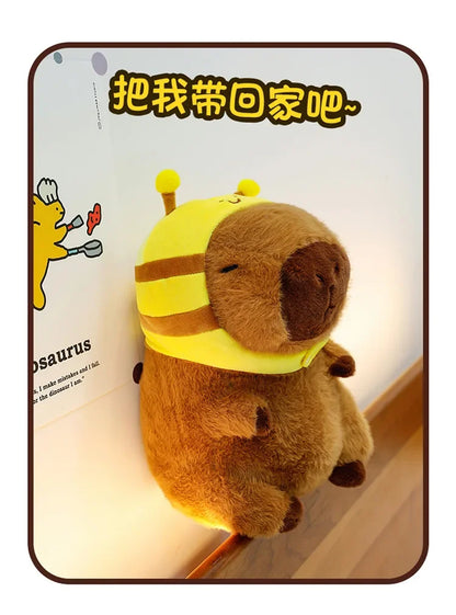 50cm Capybara Plush Simulation Capibara Anime Fluffty Toy Cute Doll Stuffed Animals Soft Doll Plush  Children's Birthday Gifts