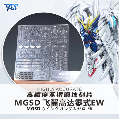 GL Model Wing Zero Snow White EW MGSD XXXG-00W0 Assembly Model Kit Toys Action Figures Model Kits Robot Plastic Hobby Kids Gift