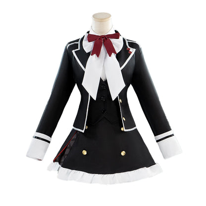 Yui Komori Cosplay Costume Anime Diabolik Lovers Cosplay 【XS-3XL】DokiDoki-N Women Black Cute Uniform Costume Komori Yui Cosplay