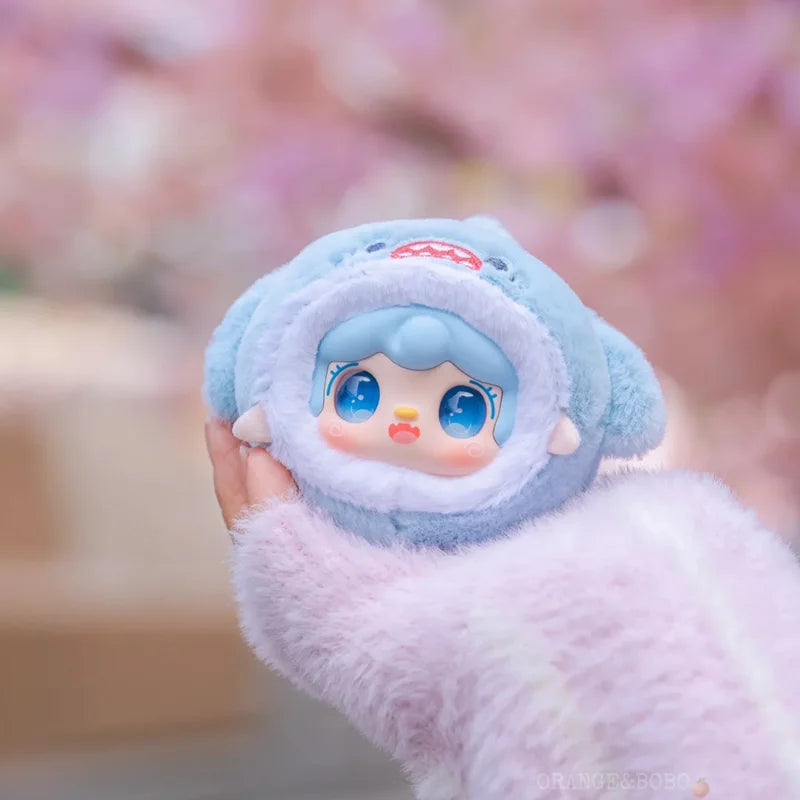 Yooki V6 Ocean Baby Series Vinyl Plush Blind Box Girl Bag Pendant Kawaii Figurine Fashion Decoration Gift - Random 2PCS
