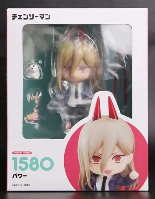 10cm Chainsaw Man Anime Figure Denji & Pochita PVC Action Collectible Model Toy - 1580 with box