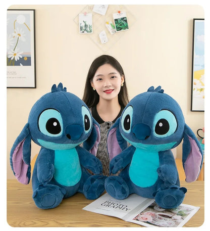 50/60/80cm Super Big Size Lilo & Stitch Disney Anime Plush Stuffed Doll Room Decor Large Plush Children's Pillow Holiday Gifts