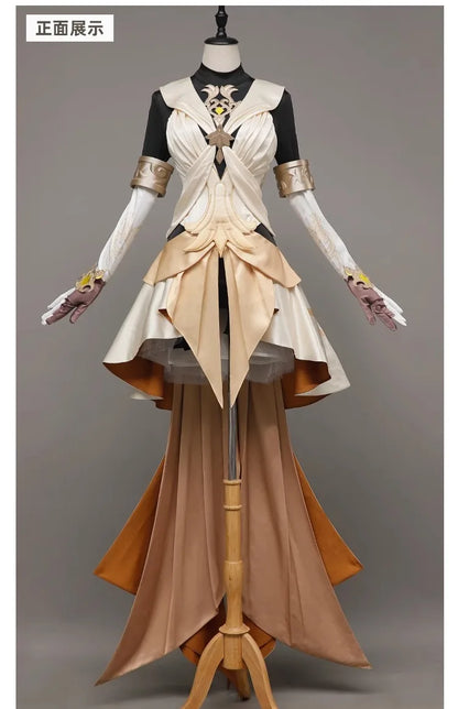 Honkai Star Rail Aglaea Memosprite Cosplay Costume Tailor Dress Summon Amphoreus The Goldweaver Halloween Party for Women Props