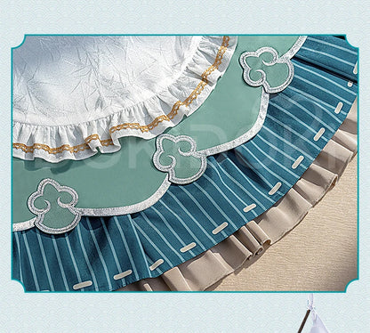 Huohuo Cosplay Costume Game Honkai: Star Rail DokiDoki-R Honkai Women Cute Maid Costume Huo Huo Cosplay Tail Christmas