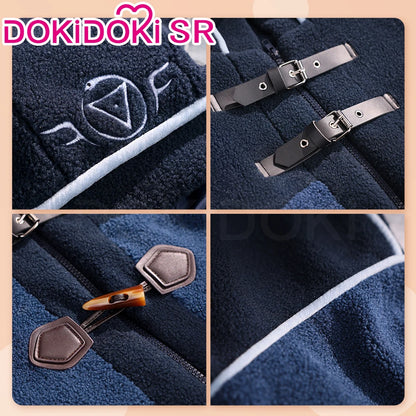 Naib Subedar Eli Clark Cosplay Costume Game Identity V DokiDoki-SR Men Daily Plush Warm Coat Naib Subedar Halloween Cosplay