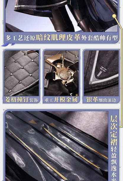 Wuthering Waves Zani Cosplay Costume Wig Uniform Metal Props Montelli Family Averardo Bank Ragunna Rinascita Halloween for Women