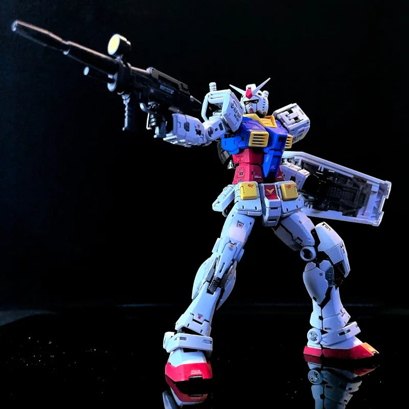 5501 Changlong Rx-78-2 Ver 2.0 RG 1/144 Base Color Assembly Model Kit Rx 78 2 Toys Movable Joints Robot Models Mecha Kids Gift