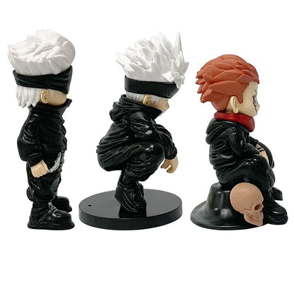 Jujutsu Kaisen Anime Figure 3 Style Satoru Gojo Action Figure Lord of the Curse Sukuna Figurine Collection Model Doll Toys Gifts
