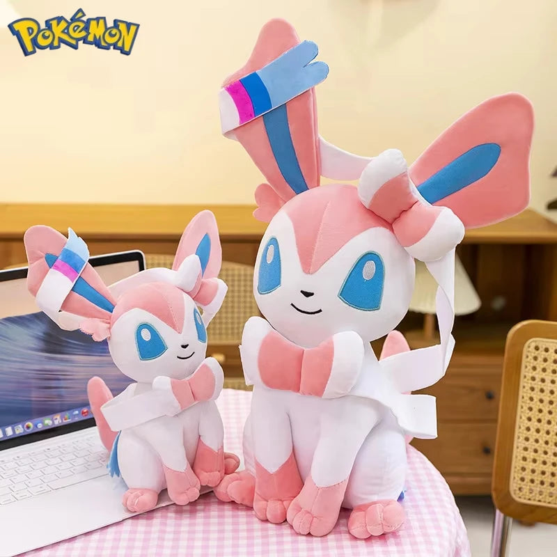 40/50/75CM Big Size Pokemon Sitting Sylveon Plushies Cartoon Anime Stuffed Comfortable Soft Doll Bolster Decorate Cushion Gift