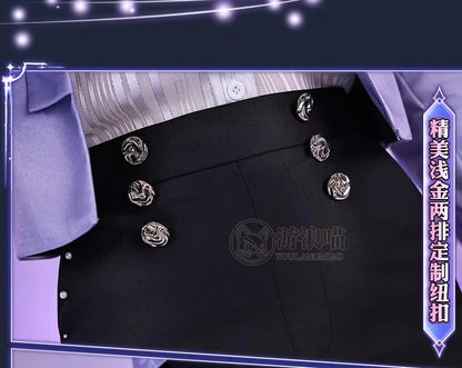 Love and Deepspace Rafayel Boundless Seas Cosplay Costume Wig Birthday Suit Uniform Ring Halloween Party for Women Men iCoser