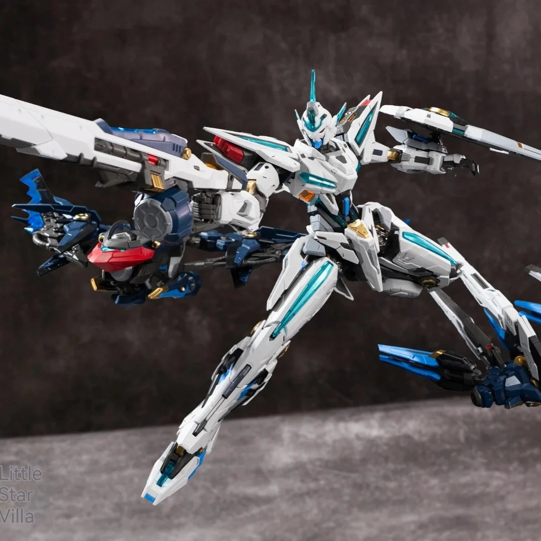 【In Stock】 100% Genuine MOTOR NUCLEAR MNP-CR01 HUANCI 22CM Assembling Movable Model Toys Alloy Skeleton Mecha Figurine Toy Gifts