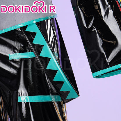 IN STOCK MIKUOO Cosplay Costume DokiDoki-R Mikuoo Cospaly Men Black Suit Costume Mikuu Christmas Cosplay