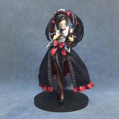 Date A Live Tokisaki Kurumi Shiguretei Nightmare Dress Standing Pose Anime Figure Boxed Collectible Model Decoration Ornament