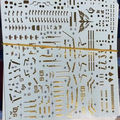 SIHAI Model SAZABI RG 1/144 MSN-04 Electroplate Version Assembly Model Kit Toys Action Figures Robot Plastic Model Kits Gift