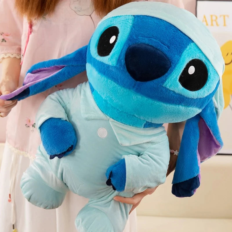 33/90cm Lilo and Stitch Plush Toy Disney Cartoon Anime Stuffed Kawaii Pajamas Pillow Stich Doll Plushie Kids Birthday Xmas Gifts