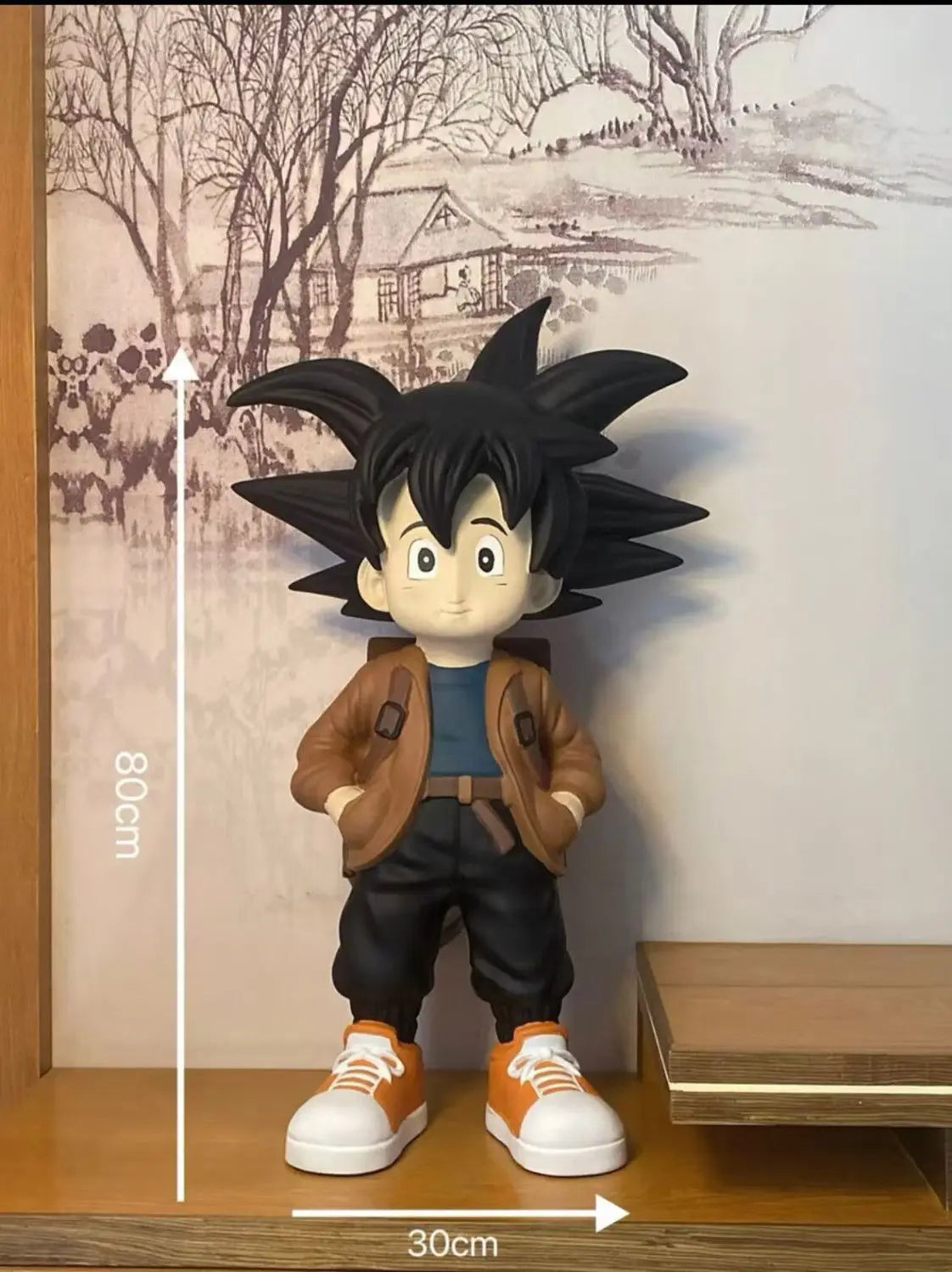 Dragon Ball Anime Figurine 80CM Action Figure Large Garage Kit Cartoon Wukong GK Resin Model Children's Toys Collection Gift