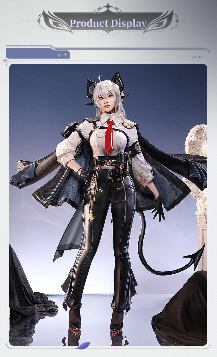 IN STOCK Zani Cosplay Costume Game Wuthering Waves DokiDoki-SR Women Costume Zani Cosplay Wig Metal Accessories Halloween