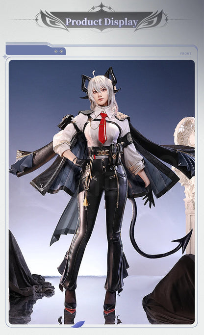 IN STOCK Zani Cosplay Costume Game Wuthering Waves DokiDoki-SR Women Costume Zani Cosplay Wig Metal Accessories Halloween