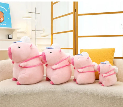 55cm Big Size Capybara Cartoon Anime Plush Stuffed Doll Room Plushies Pillow Kawaii Peluche Ornaments Children's Holiday Gifts