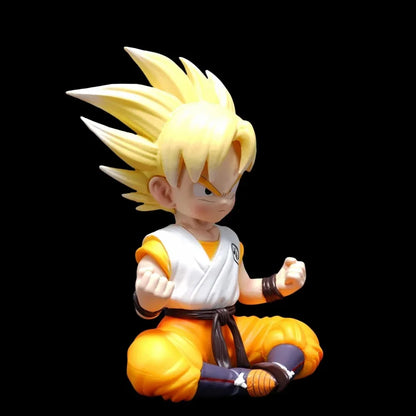 11cm Anime Dragon Ball Goku PVC Action Figure Desktop Ornament Model Toy Gift