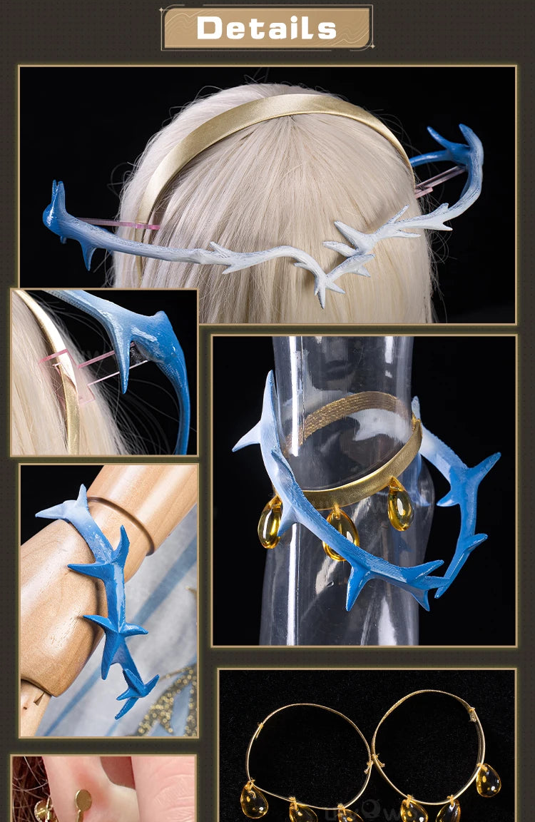 IN STOCK UWOWO Cartethyia Cosplay Game Wuthering Waves Cartethyia Cosplay Costume Cartethyia WuWa Cosplay Halloween Costume