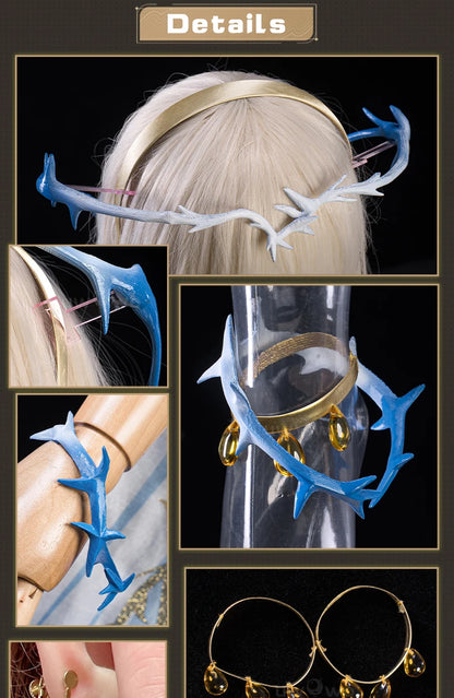 IN STOCK UWOWO Cartethyia Cosplay Game Wuthering Waves Cartethyia Cosplay Costume Cartethyia WuWa Cosplay Halloween Costume