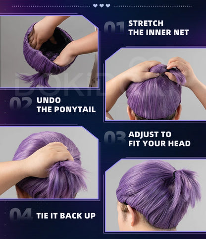 IN STOCK Rumii Zoeyy Miraa Front Lace Wig DokiDoki Women Wig 120cm Long Hair Rumii Cosplay Nails Zoeyy Hat Free Wig Cap