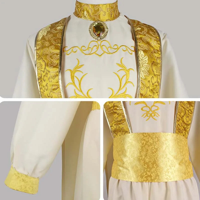 HOMCHEE TRENDS Arab Prince Cosplay Costume Adult Cotton Polyester Set