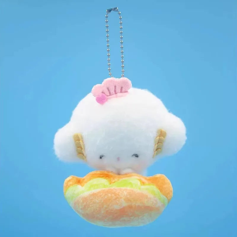 Genuine Sanrio New Kawaii Cute Cogimyun Kogimyun Plush Keychain Stuffed Plush Toy Small Pendant Keyring Birthday Gifts For Girls