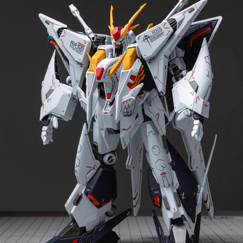JUJIANG HG RX-105 XI RX-104FF Penelope 1/144 Scale Plastic Assembly Model Action Figure Toy for Hobbyists Collection