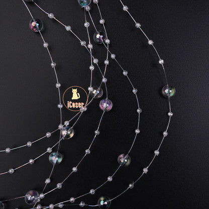 Wuthering Waves Phrolova Cosplay Costume Wig Dress White Spider Lily Layered Gown Headwear Halloween Party for Women Girls Props