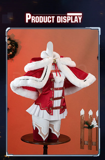 IN STOCK C Cosplay Costume Anime Cosplay【XS-2XL】 DokiDoki-R Women Cute Christmas Cosplay Costume Lelouchh C Cosplay Plus Size