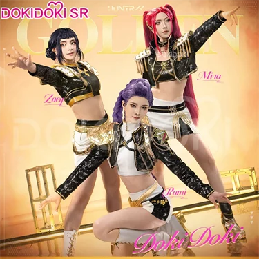 【Last Batch】IN STOCK Miraa Cosplay Costume Cosplay【S-3XL】DokiDoki-N Women Halloween Costume Black Yellow Suits Plus Si