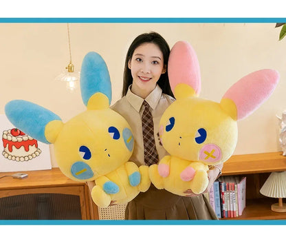 Pokemon Plusle Minun Plush Toys Anime Pokémon Plushie Dolls 30/70cm Cute Stuffed Pillow Pikachu Christmas Gifts for Childrens