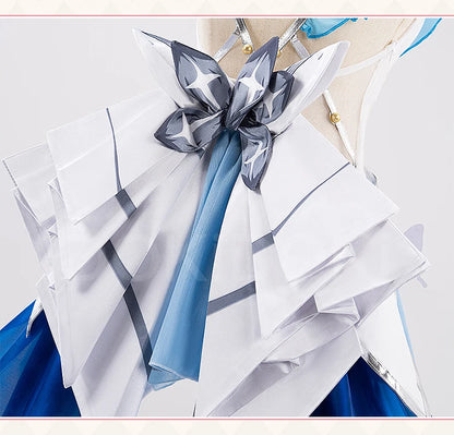 IN STOCK The Shorekeeper Cosplay Costume Game Wuthering Waves【XS-3XL】DokiDoki-N Women Blue Christmas Costume Dress Plus Size