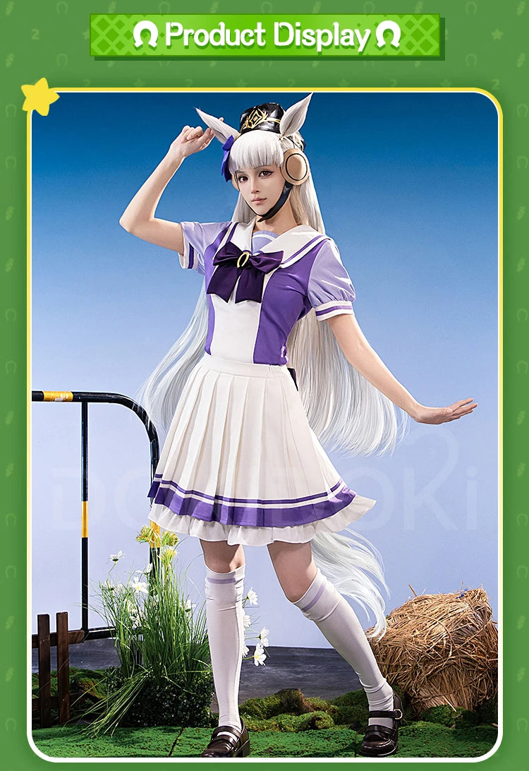 IN STOCK Mejiro McQueen Toukai Teiou Gold Ship Cosplay Costume Game【XS-3XL】DokiDoki-R Halloween Uniform Plus Size