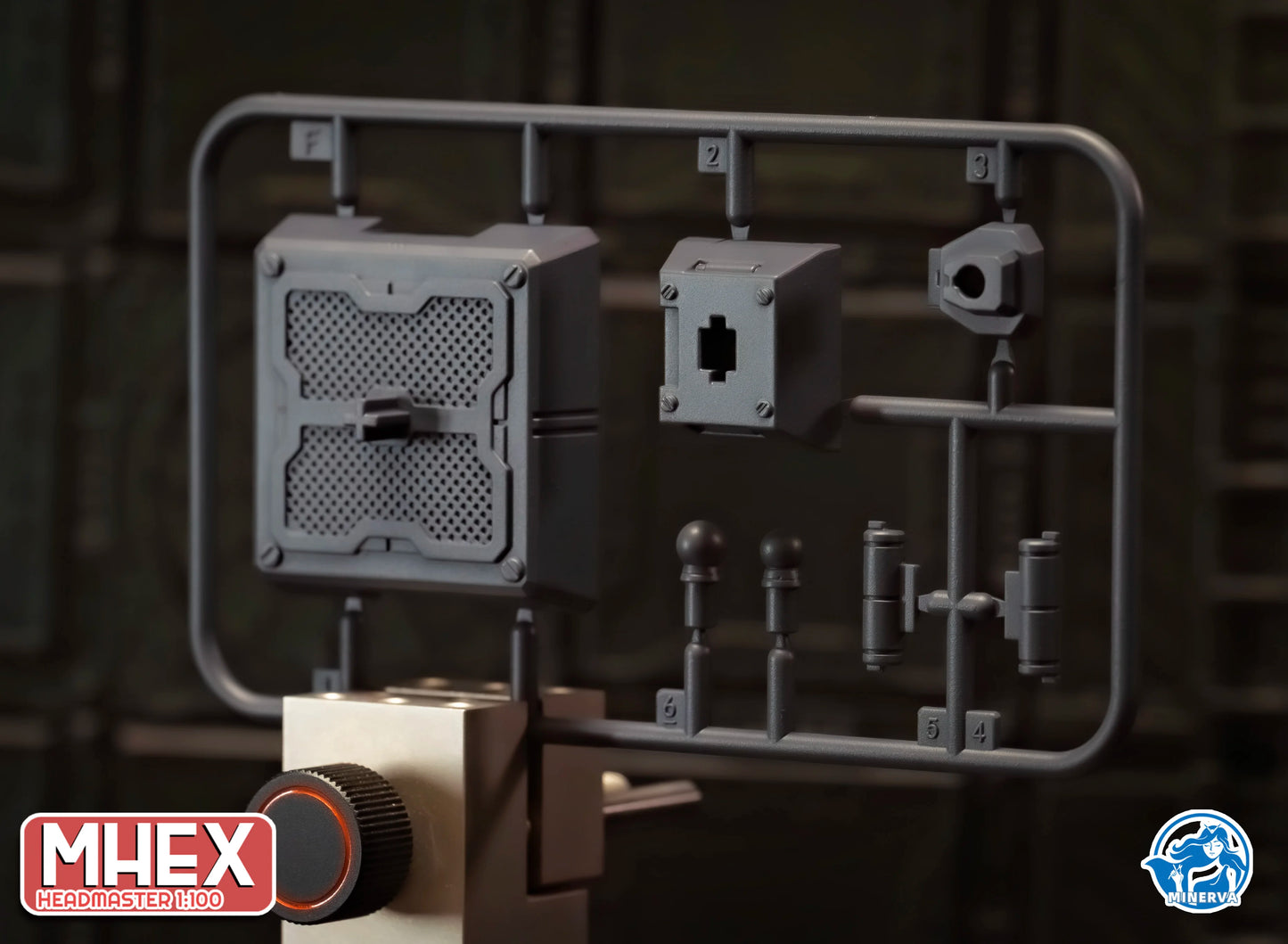 Minerva Hobby LINGXUZI Head Carving Replace Head For MG Barbatos Sky Defender Assembly Model Kit Toy GK Model Accessory Gift