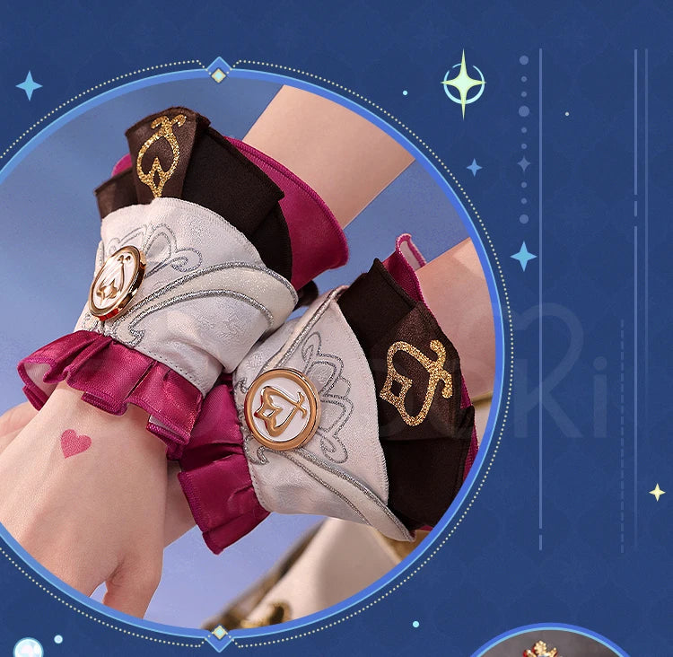 IN STOCK Escoffier Cosplay Costume Game Genshin Impact DokiDoki-SR Women Fontaine Costume Escoffier Cosplay Tail Wig