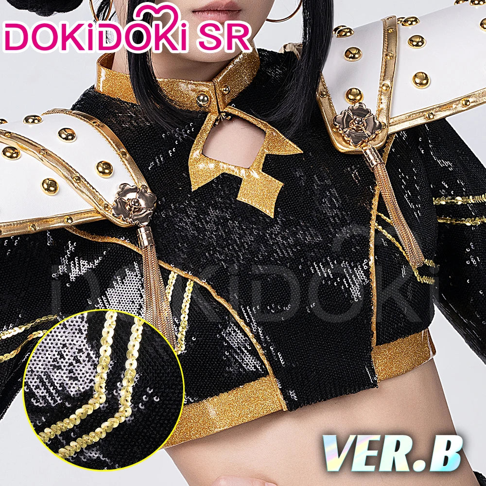 【Last Batch】IN STOCK Rumii Miraa Zoeyy Cosplay Costume【S-3XL】DokiDoki-SR Women Golden Costume Rumii Cosplay Suit Plus Size