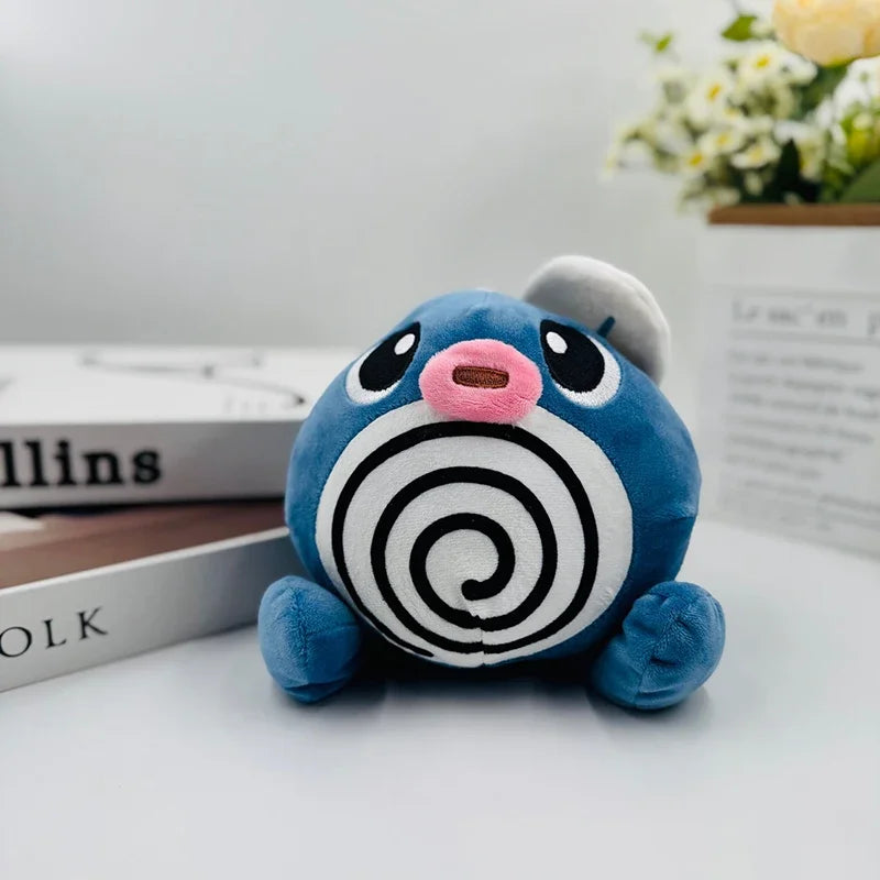 15/25cm Cartoon Poliwag Pokemon Plush Toys Poliwhirl Pokémon Plushie Ornament Kawaii Doll Stuffed Gift for Kid Birthday Xmas
