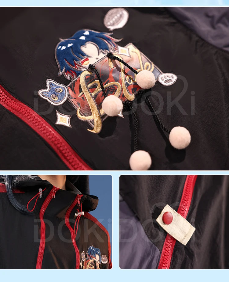 Aventurine Blade Robin Firefly Sparkle Feixiao Doujin Cosplay Costume Game Honkai: Star Rail DokiDoki-SR HSR Sunscreen Jacket