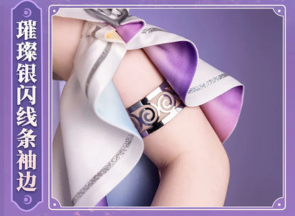 Honkai Star Rail Cyrene Cosplay Costume Wig Dress Headwear New Skin Outfit Elysia Amphoreus Halloween Party Women Girls Props