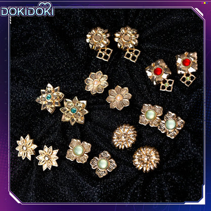 IN STOCK Rumii Miraa Zoeyy Cosplay Earrings DokiDoki Metal Headwear Earrings Rumii Headdress Halloween Cosplay Accessories