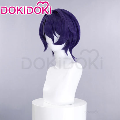 IN STOCK Dr. Ratio Wig Game Honkai: Star Rail Cosplay Wig DokiDoki Men 35 Short Hair Dr. Ratio Cosplay Headdress Rings Free Cap