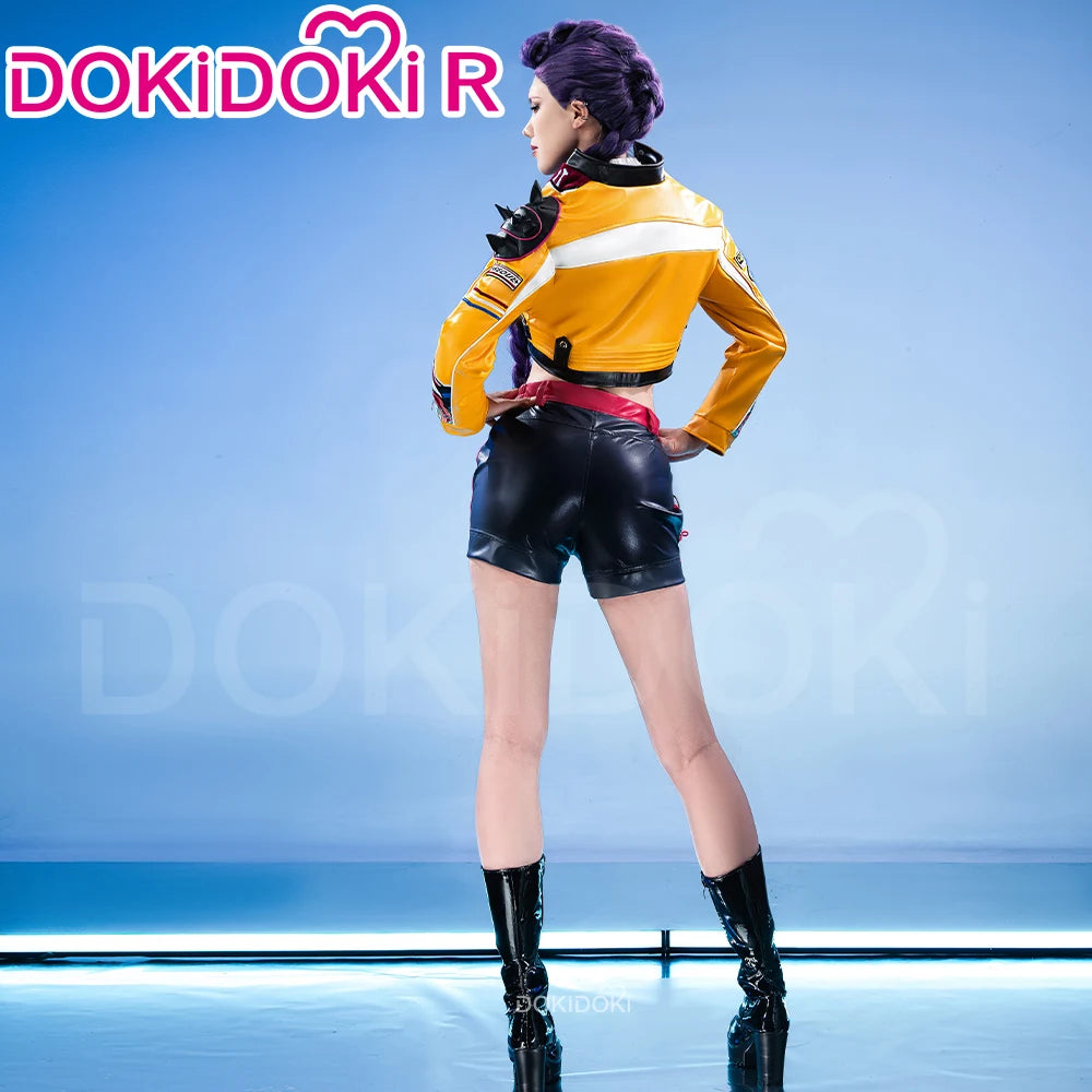 【Last Batch】IN STOCK Rumii Zoeyy Miraa Cosplay Costume【XS-3XL】DokiDoki-R Women Yellow Suit Rumii Miraa Costume Plus Size